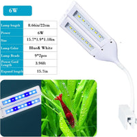 LED Aquarium Light Full Spectrum Clip Fish Tank Light Plants Light - 6W For 5-25 Gal Fish Tank - image 2