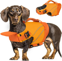 Queenmore Dog Life Jacket with Front Float - Large / Orange