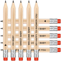 Baby Shower Pencils for Party Games, Neutral - Wood - Baby Shower