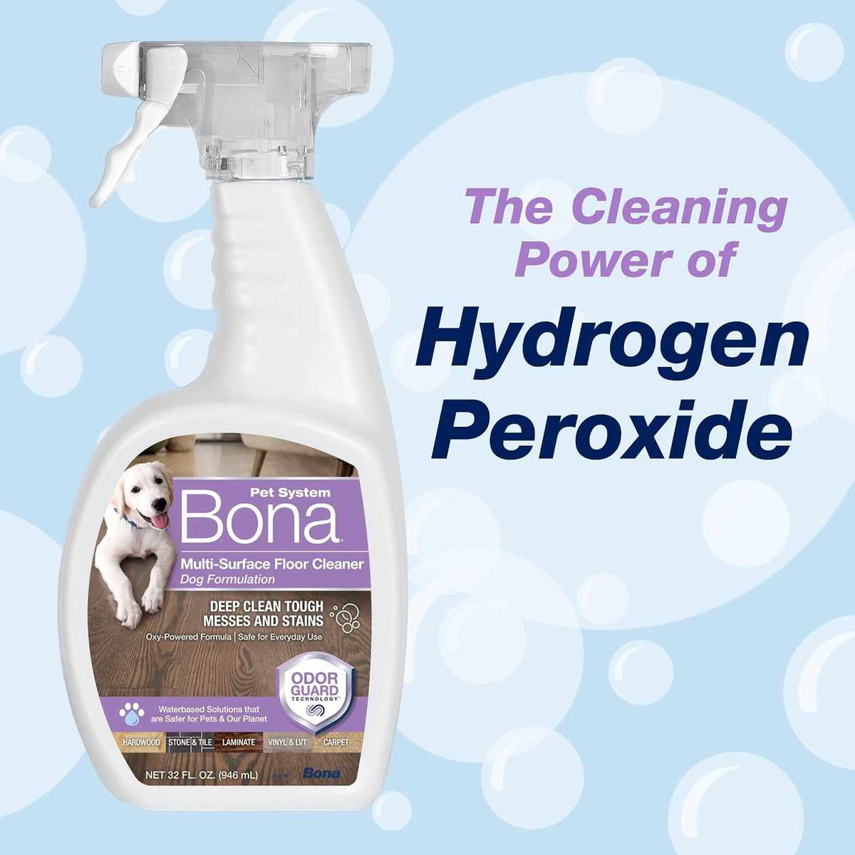 Bona Pet Spray Odor Eliminator, Dog Formulation - 32 Fl Oz (Pack of 2) - image 2