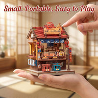 Owl Bookstore Book Nook Kit, 3D Wooden Puzzles with LED - Osaka Takoyaki - image 3