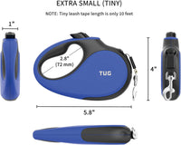 TUG Original Retractable Dog Leash - Blue / Tiny - image 3