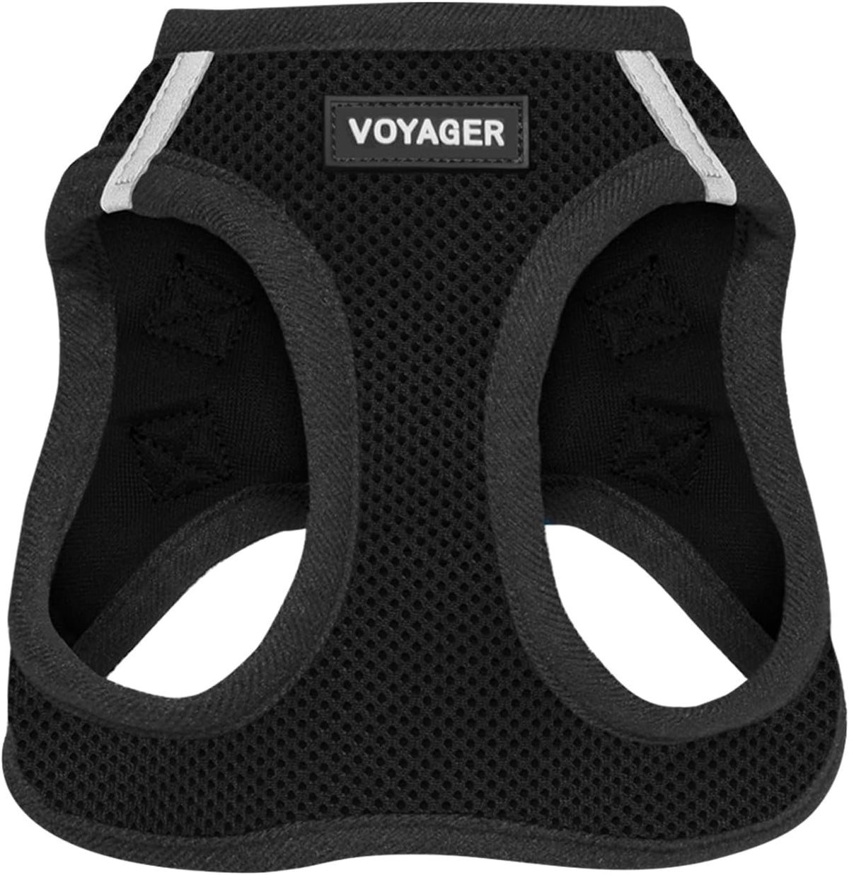 Voyager Step-in Air Dog Vest Harness, Black/Black Trim - Harness (Black/Black Trim) / S (Chest: 14.5 - 16")