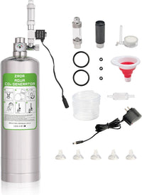2L Aquarium Co2 System with Pressure Gauge for Aquarium Plants – Essentials for Fish - 2L-Single Gauge