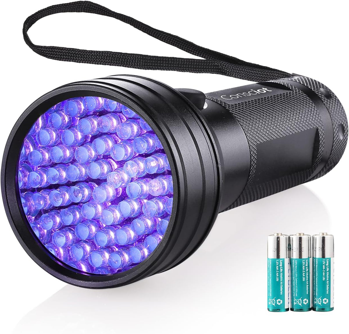 UV Flashlight Black Light - 1 Pack