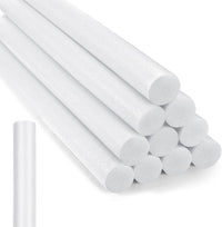 Kathfly 12 pack solid foam pool noodles, 1.5 x 35 inch, white - view 6