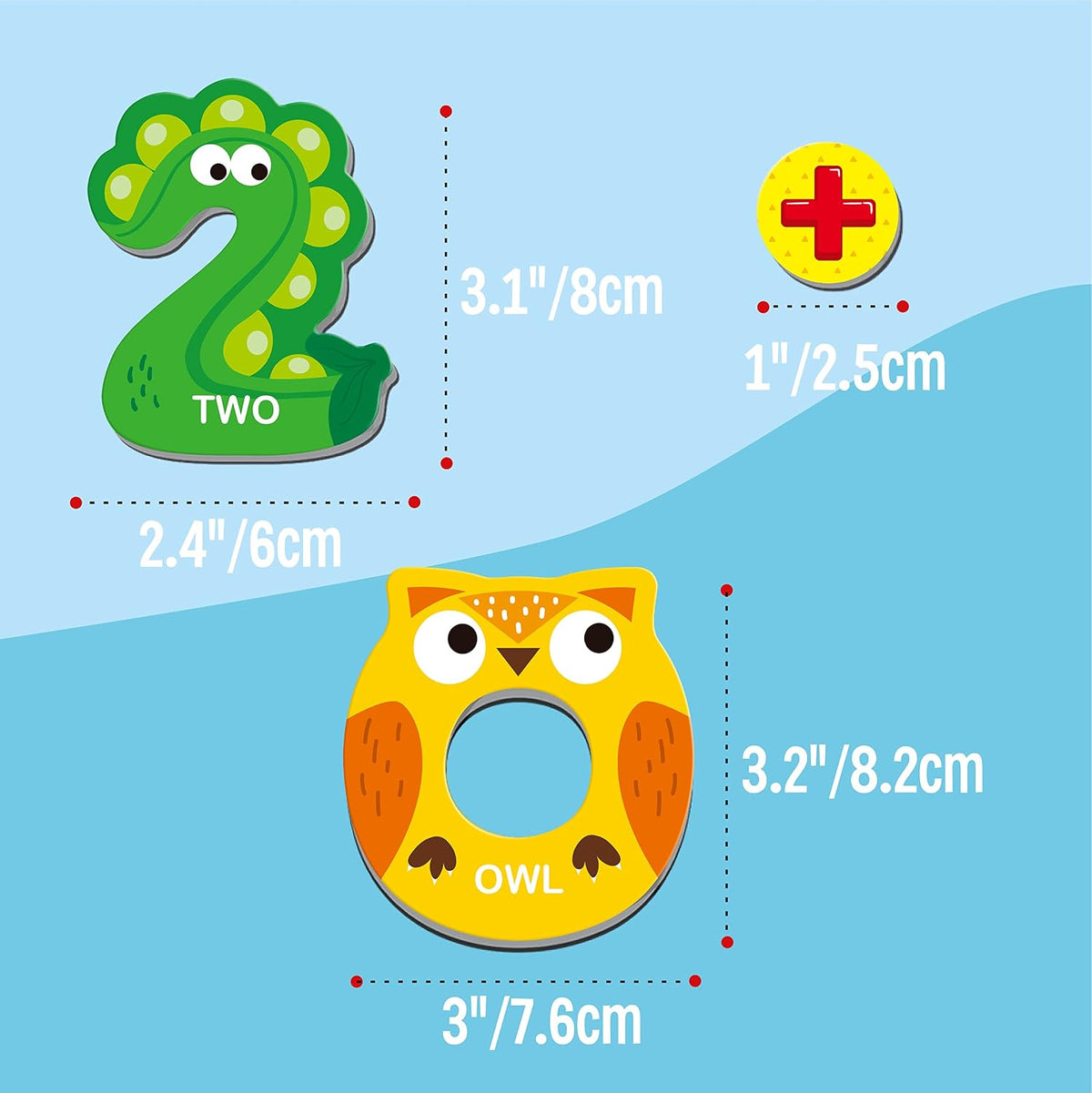 Large Size Magnetic Letters - Uppercase Letters & Numbers - image 4