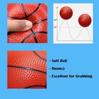 ABAJI 5 inch mini rubber basketball for kids with hand pump and needle - view 14