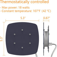 Bird Heater, Thermostatical Bird Warmer for Parakeets - image 3