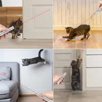 TBTeek Cat Toys, Rechargeable, 3 Light Modes & 5 Fun Patterns – Essentials for Cats - 2pcs red light - image 2