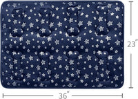 Dog Crate Mat (36" X 23"), Soft Dog Bed Mat with Cute Prints, Personalized Crate Pad, Anti-Slip Bottom, Machine Washable Kennel Pad