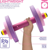 Modern Innovations Kids Weight Set Toy Dumbbells - Dumbbells / Pink/Purple - image 3