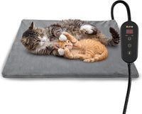 PETNF outdoor heated pet pad with adjustable temperature control box, 20 x 16 inches