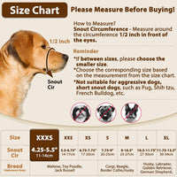 Crazy Felix Dog Muzzle Anti Eating for Small Medium Large Dogs - Beige / XXXS - image 2