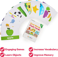 101 First Words Travel Size Flash Cards, 202 Sides - Travel Size (4½ x 3") - image 2