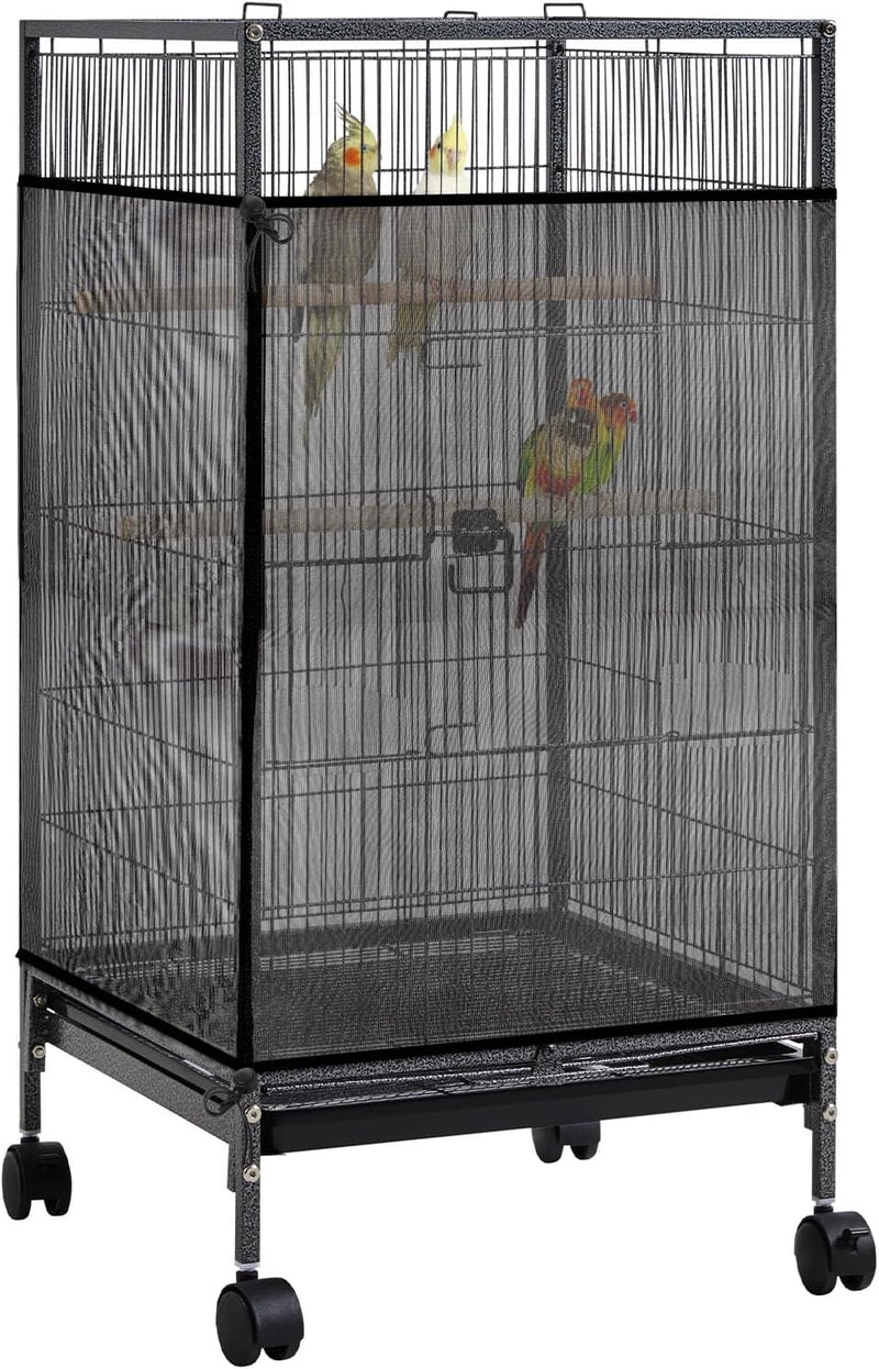 Trinkrittey Large Bird Cage Seed Catcher 31 x 118 inches Adjustable