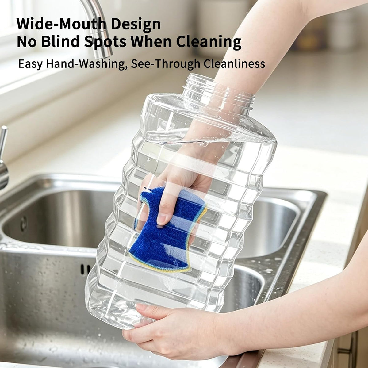 2.4Gallon Dog Water Bowl Dispenser for Dogs:Leak Resistant Waterer – Essentials for Dogs - Black with Lid / 10L - image 2