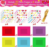 30 Packs Halloween Arts and Crafts for Kids Picture Frame Craft Kits - Valentine’s Day - image 3