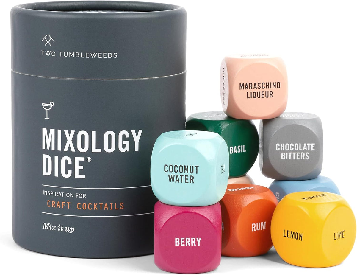 Two Tumbleweeds Foodie Dice, Seasonal Dinner Inspiration - Mixology Dice