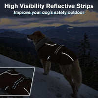 Dog Coats for Large Dogs Waterproof Dog Jacket with Adjustable Fit – Essentials for Dogs - 2XL / Brown - image 3