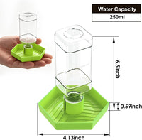 Reptile Water Dispenser Bowl for Bearded Dragon Tortoise – Essentials for Reptiles And Amphibians - Apple Green / S - image 2
