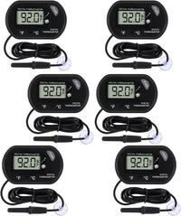 4Pcs Aquarium Thermometer Fish Tank Thermometer Reptile Fahrenheit - 6PCS