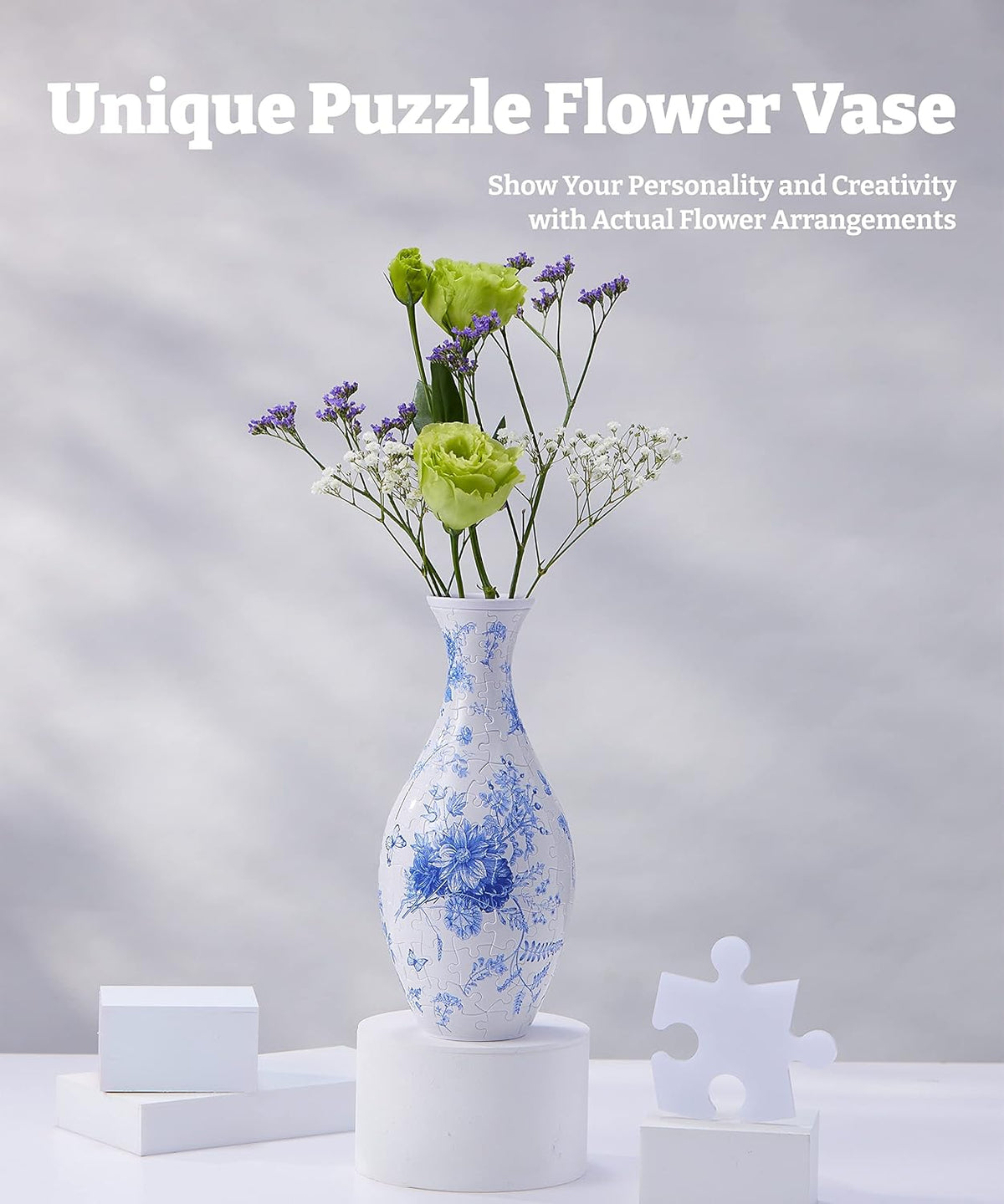 Pintoo Unique 3D Puzzle Vase for Adults - Blooming Season / 160 - image 2