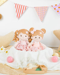 Soft Baby Doll Toys (12''), My First Baby Rag Doll for 1 Year-Old Girl Birthday Gift, Leya Doll Christmas Plush Toys Gift for Toddler Kids Infants -Butterfly Girl