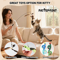 9PCS Interactive Bird Simulation Cat Toy Set with Suction Cup Indoor – Essentials for Cats - suction cup - image 3