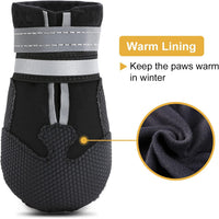 Dimicoo Breathable Dog Boots for Medium Large Dogs - Black(Waterproof) / XL (Insole Width 2.8")for 72~94lb - image 2