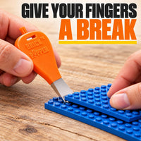 Brick Popper Brick Separator Tool, Building Block Remover Gadget - Orange - image 2