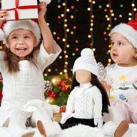 Bencailor 18 inch doll clothes set with jacket, vest, pants, hat and high boots in Christmas cowgirl - view 23