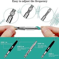 3 PCS Dog Whistles Set, Adjustable Recall Dog Training Whistle Silent Dog Whistle to Stop Barking with Lanyard,Dog Clicker(Black)