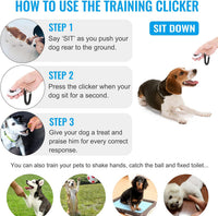 Diyife Dog Clicker for Training - Blue and White - image 4