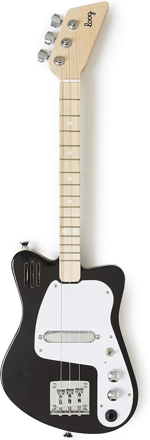 Loog Mini red 3-string electric guitar for kids with built-in amp - view 19