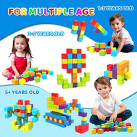 Magnetic Building Blocks Large - Multicolor - 24 Pieces - image 4