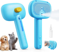 ROJECO 3-in-1 Pet Steam Brush - Blue