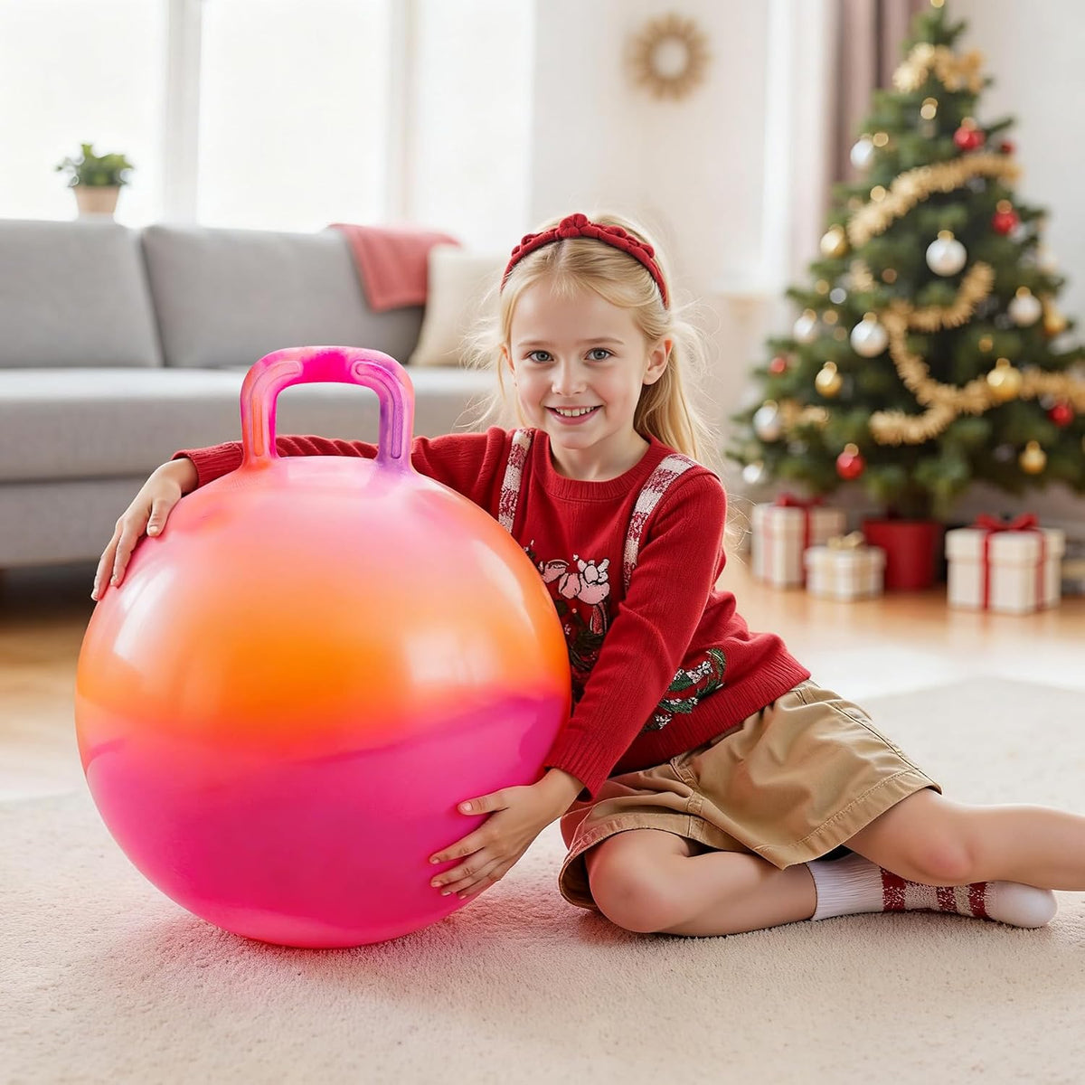 ZOOJOY 18 inch blue dinosaur hopper ball for kids with handle - view 37