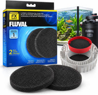 Fluval FX4/FX5/FX6 Bio-Foam, Replacement Aquarium Filter Media - Medium/Large / Carbon Foam