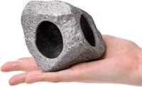 6 Pack Aquarium Decoration Rock Caves, Betta Fish Tank Hideaway - image 4