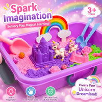 AGENTLAN Ocean Sensory Bin with Sensory Sand - UNICORN - image 2