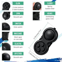 Gejoy 3 Pcs Fidget Toys Adults Set Silent - Black - image 4
