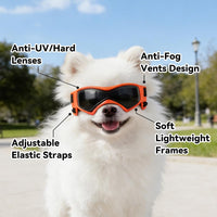 Enjoying Clear Dog Goggles Medium to Large Breed - Style Orange / X-Small Breeds - image 3