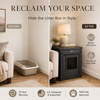 New Age Pet ECOFLEX Litter Loo Enclosure - Black / Standard - image 2