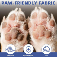 Dog Socks Shoes for Hot Pavement - Blue / Medium(4 Pack) - image 4