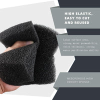 2 Pack 7.5"x4.7"x2.75"Aquarium Filter Foam Pads, Cut-to-Size – Essentials for Fish - image 4