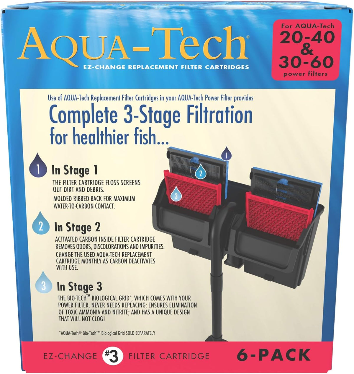 Aqua-Tech EZ-Change #3 Filter Cartridge For Aquarium Filter - image 2