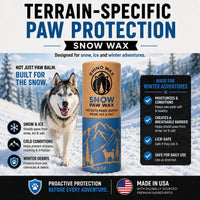Dog Paw Protector for Hot Pavement, Asphalt, Streets & Sidewalks – Essentials for Dogs - Paw Snow Wax - image 4
