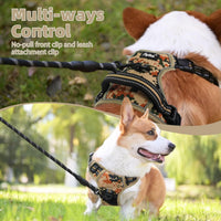 PUPTECK No Pull Halloween Dog Harness for Large - Camouflage / Small / Harness Only - image 3