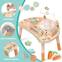Montessori Wooden Activity Table for Toddlers 1-3 - image 4